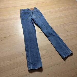 Vintage Levi's orange Tab 501 Women's Straight Leg Jeans Size 24x31 Medium Wash
